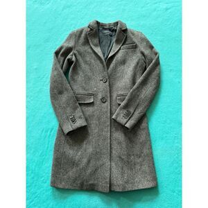 Marc O Polo Women's Gray Cosy Wool Long Coat Size 32‎
